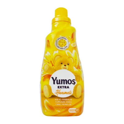 نرم‌کننده لباس یوموش Yumoş با رایحه گل یاس EXTRA حجم ۱۴۴۰ میلی‌لیتر